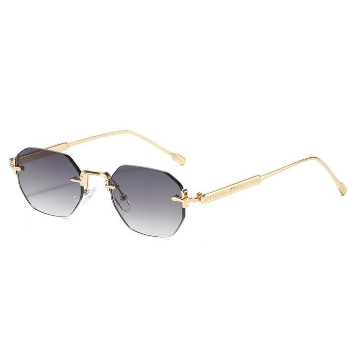 Chic Oversized Octagonal Sunglasses with Elegant Metal Accents Bowlift