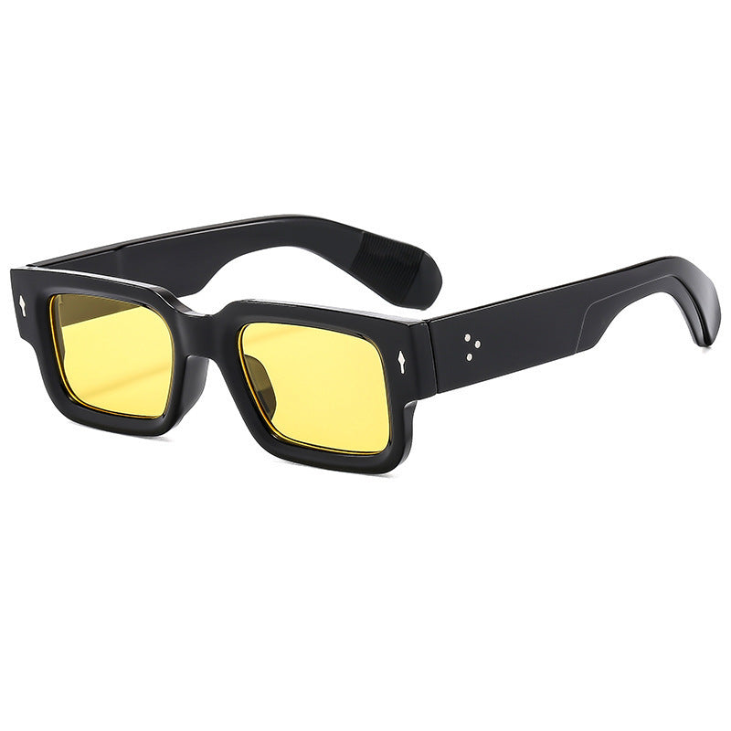 Women's fashionable square sunglasses with sturdy frame and comfortable fit Bowlift