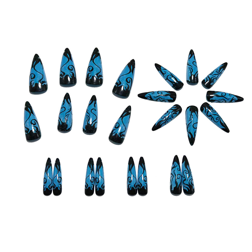 Artificial Nails in Creative Tip Design Bowlift