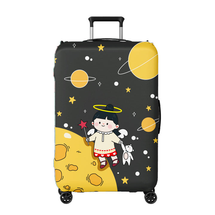 Unisex hard-shell travel suitcase with creative ice cream design Bowlift