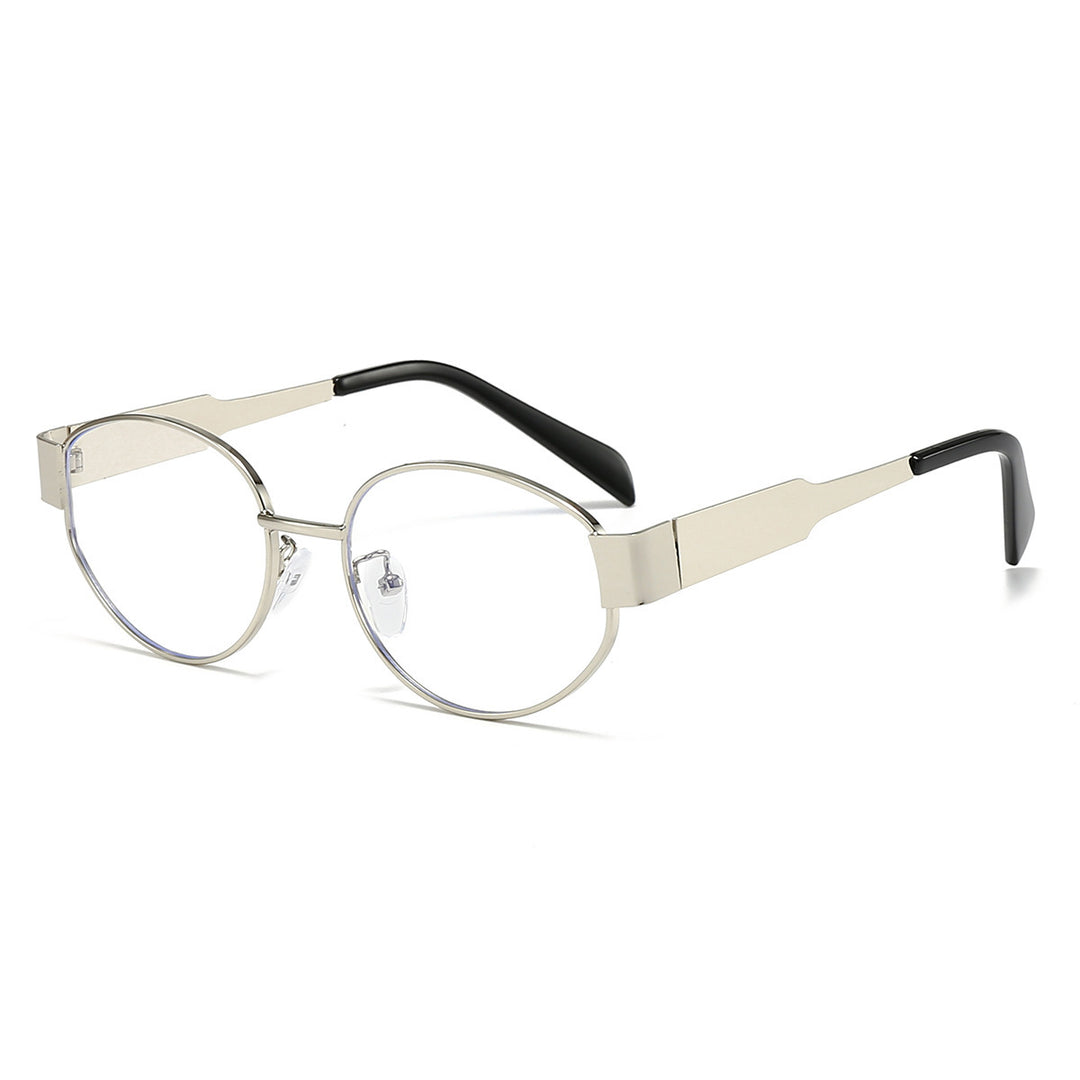 Fashionable oversized sunglasses with metal frame Bowlift