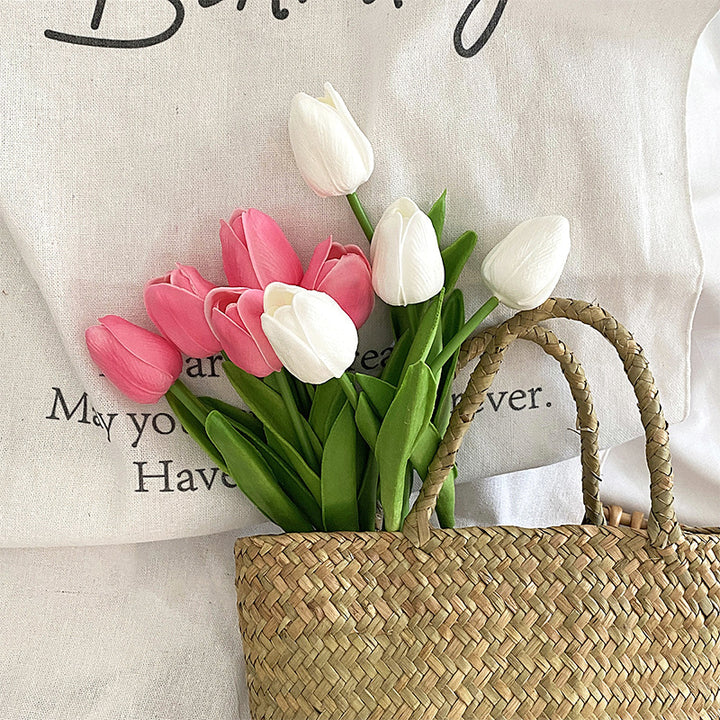 Lifelike Tulip Flower Arrangement