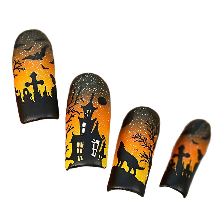 Creative Halloween Nail Design Bowlift