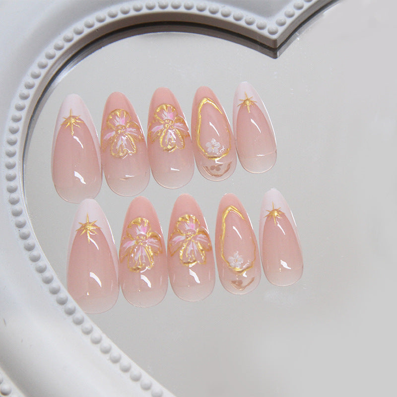 Artistic Long-Stiletto Nail Extensions Bowlift
