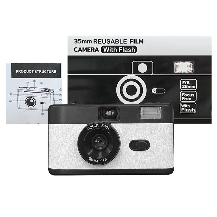 35mm Reusable Film Camera with Flash Bowlift