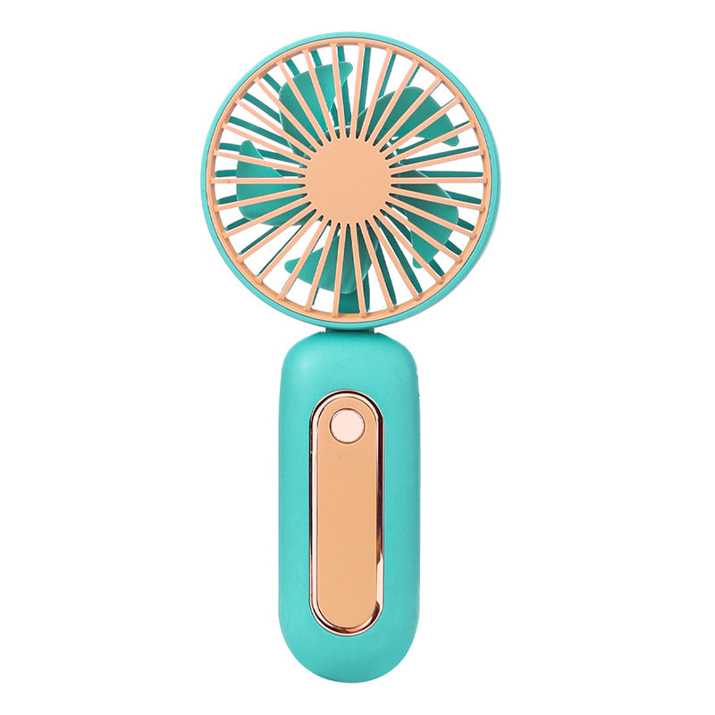 Unisex Portable Hand Fan with LED Display and Ergonomic Handle Bowlift