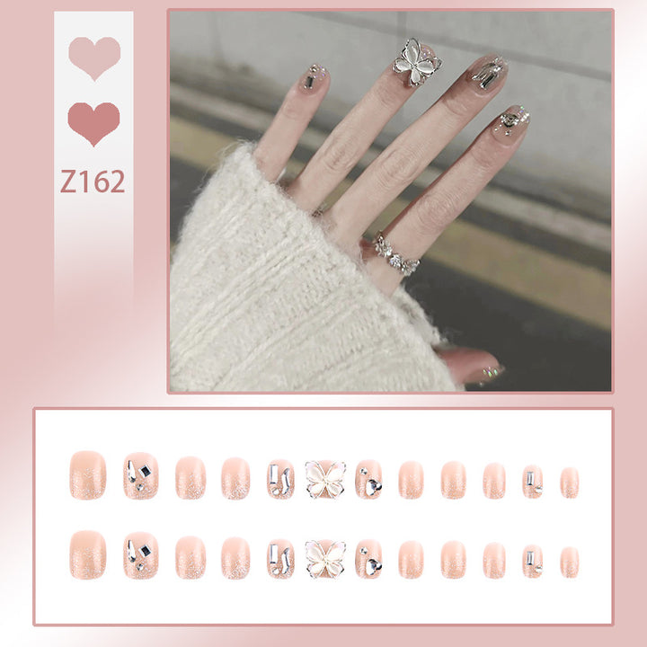 Nail art set with sparkling rhinestones and glitter elements Bowlift