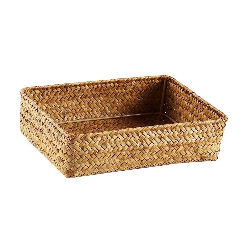 Natural Woven Storage Basket Bowlift