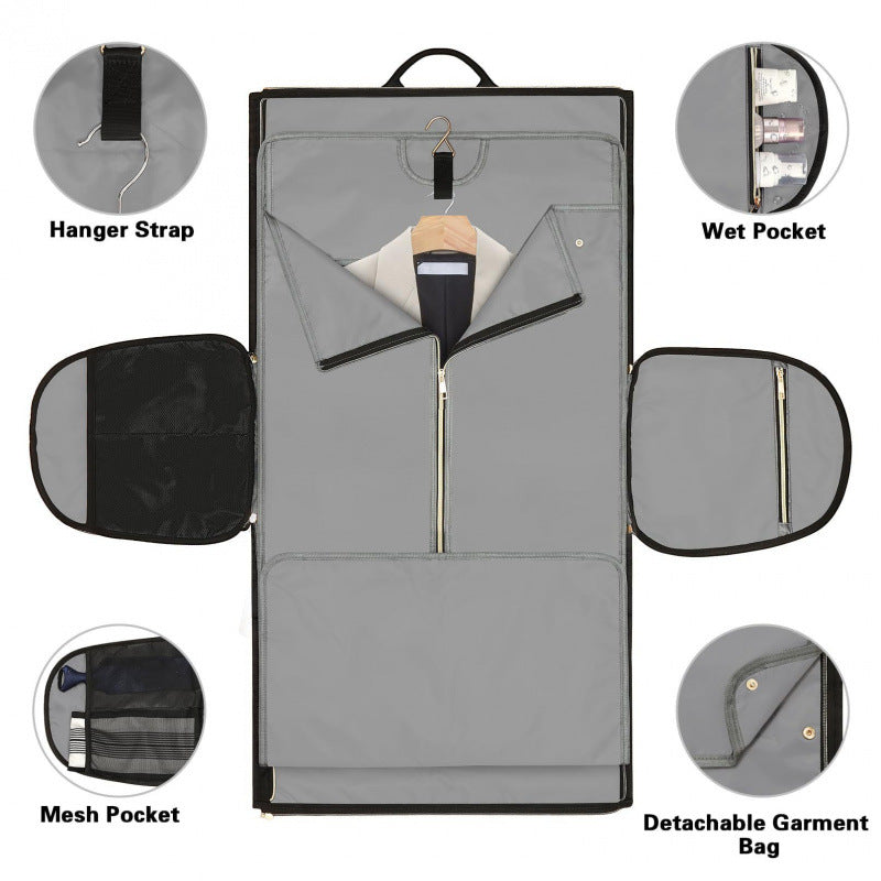 Multifunctional Travel Bag with Detachable Backpack Bowlift