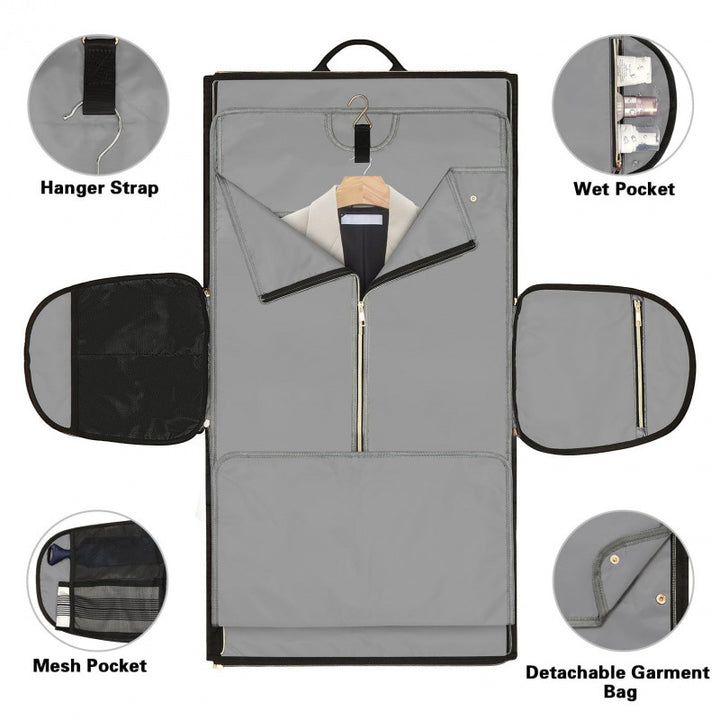Multifunctional Travel Bag with Detachable Backpack Bowlift