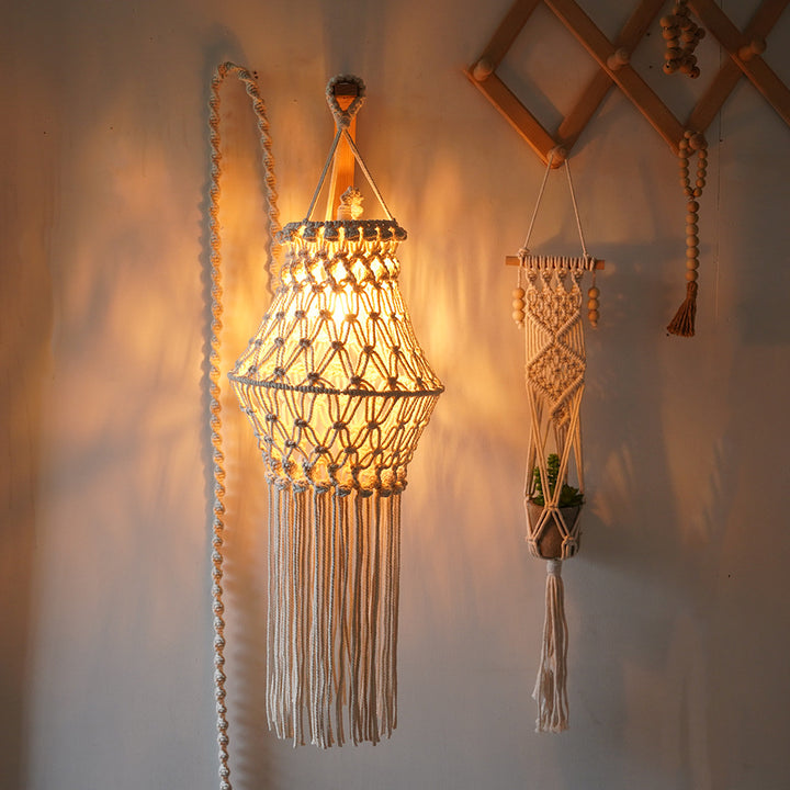 Macramé Hanging Lantern Bowlift