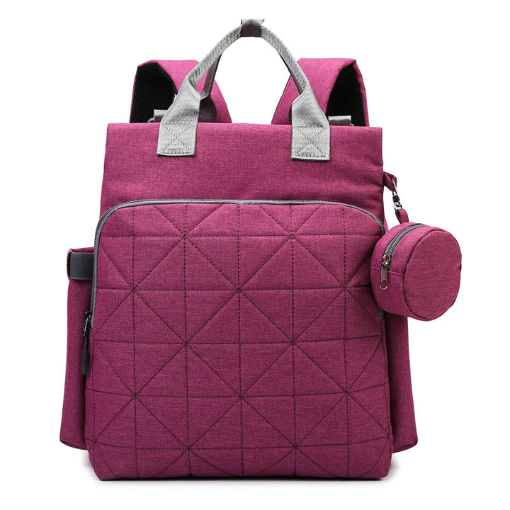 Multi-Functional Quilted Backpack Bowlift