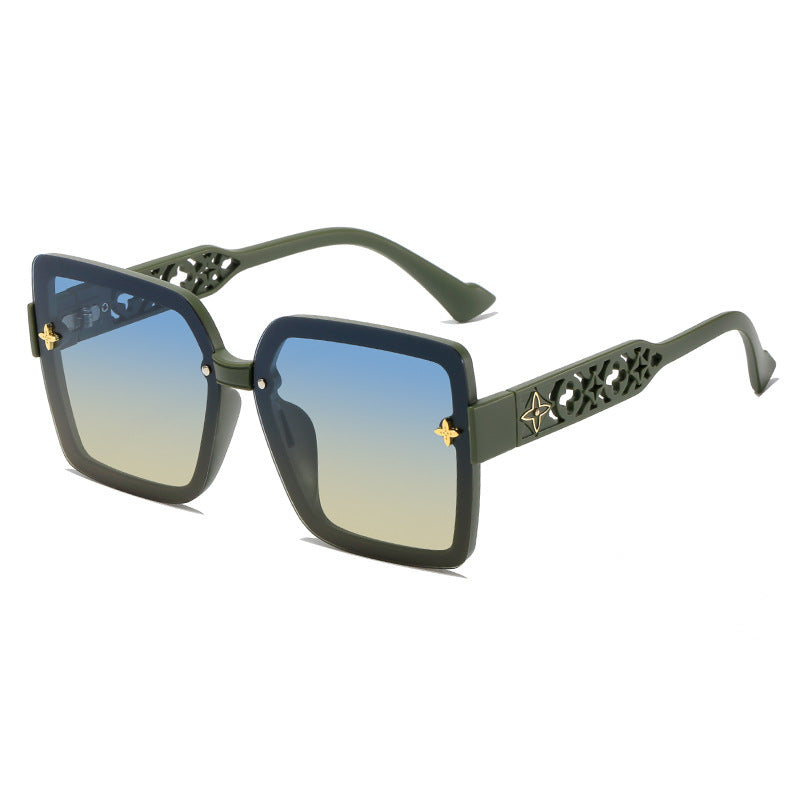 Women's designer sunglasses with intricate frame and UV protection Bowlift