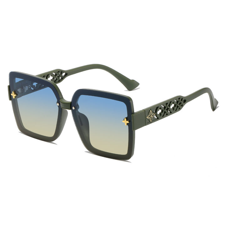 Women's designer sunglasses with intricate frame and UV protection Bowlift