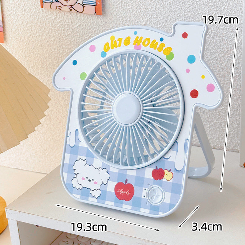 Ladies Portable Mini Fan with Cute Design Bowlift