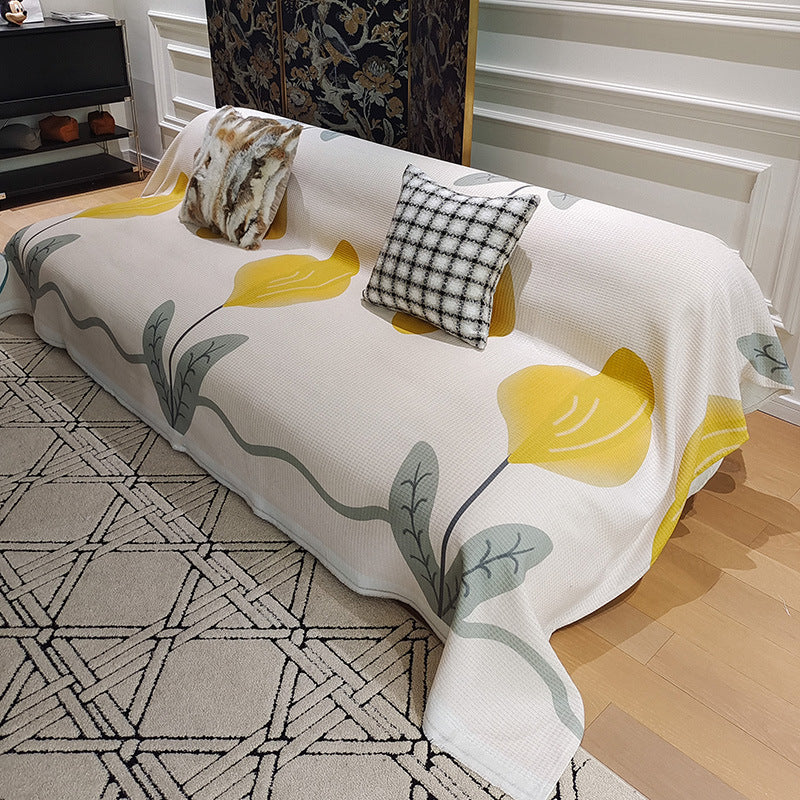 Textured Woven Throw Blanket