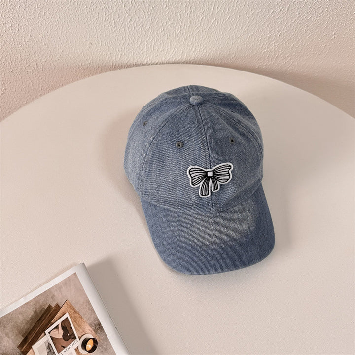 Women's Casual Denim Baseball Cap Bowlift