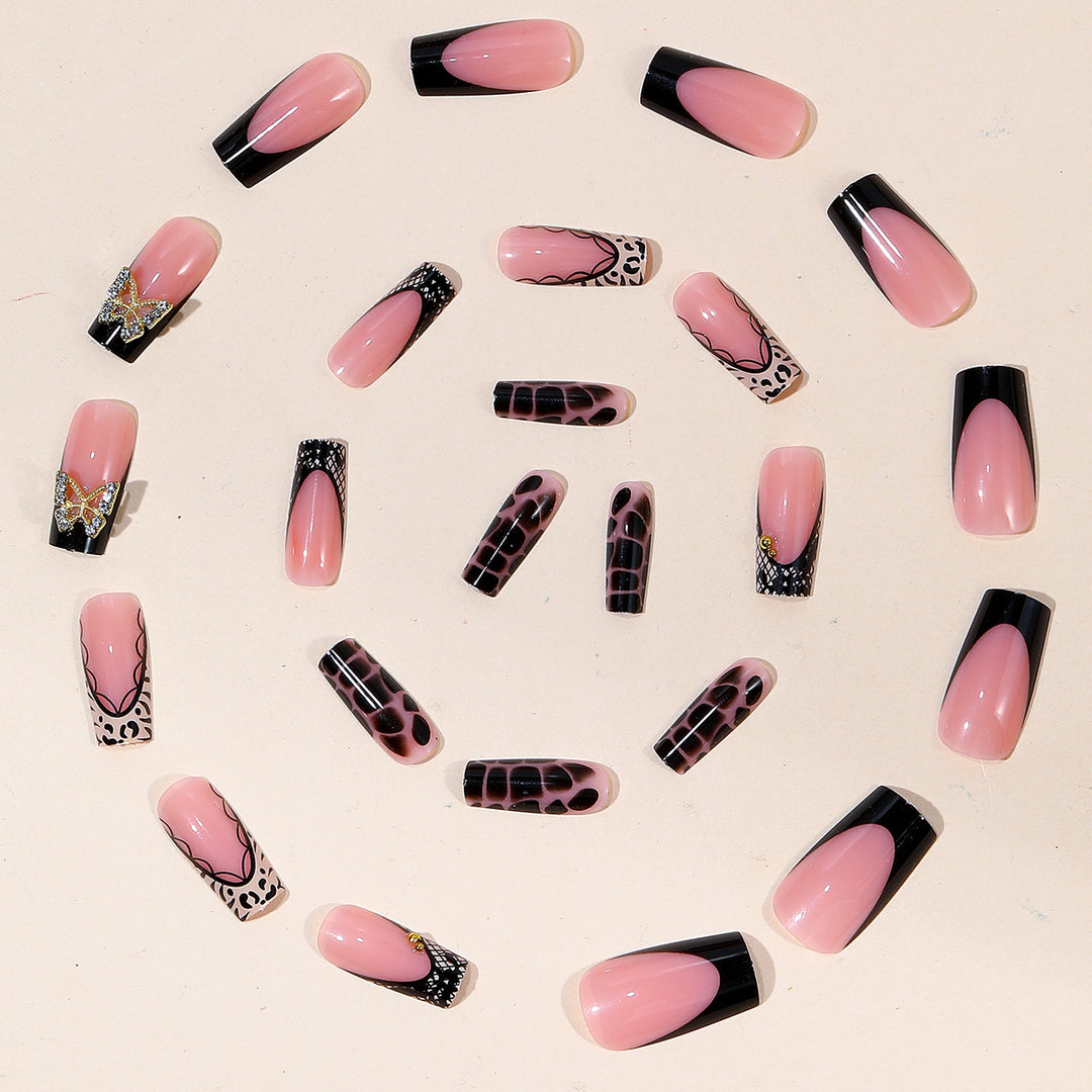 Luxurious 3D Gradient Nail Art Extensions Bowlift