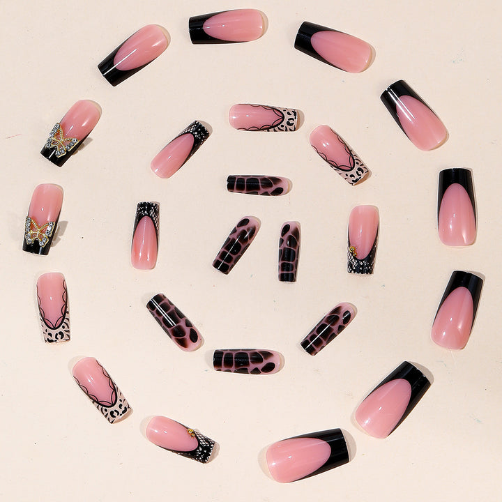 Luxurious 3D Gradient Nail Art Extensions Bowlift