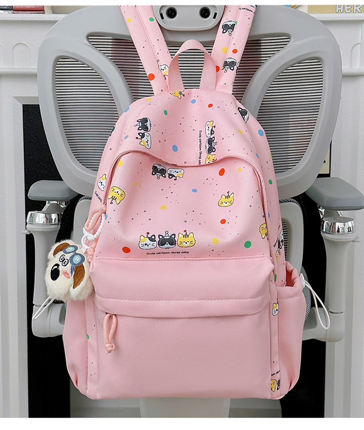 Backpack with Cute Cartoon Design and Practical Compartments Bowlift