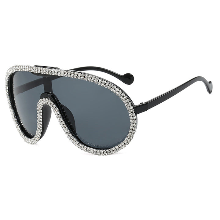 Women's extravagant sunglasses with sparkling frame Bowlift