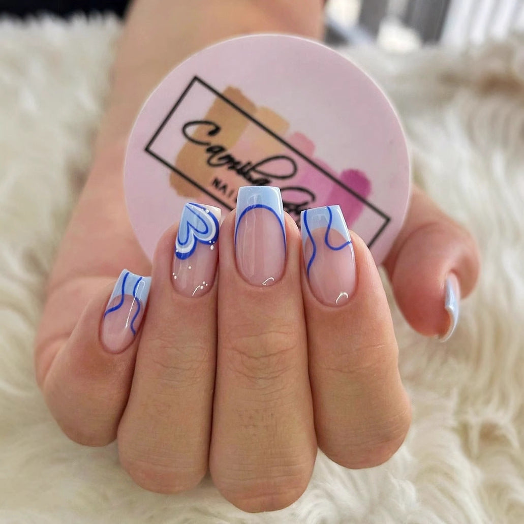 Nail art set with elegant designs and cheerful lines Bowlift