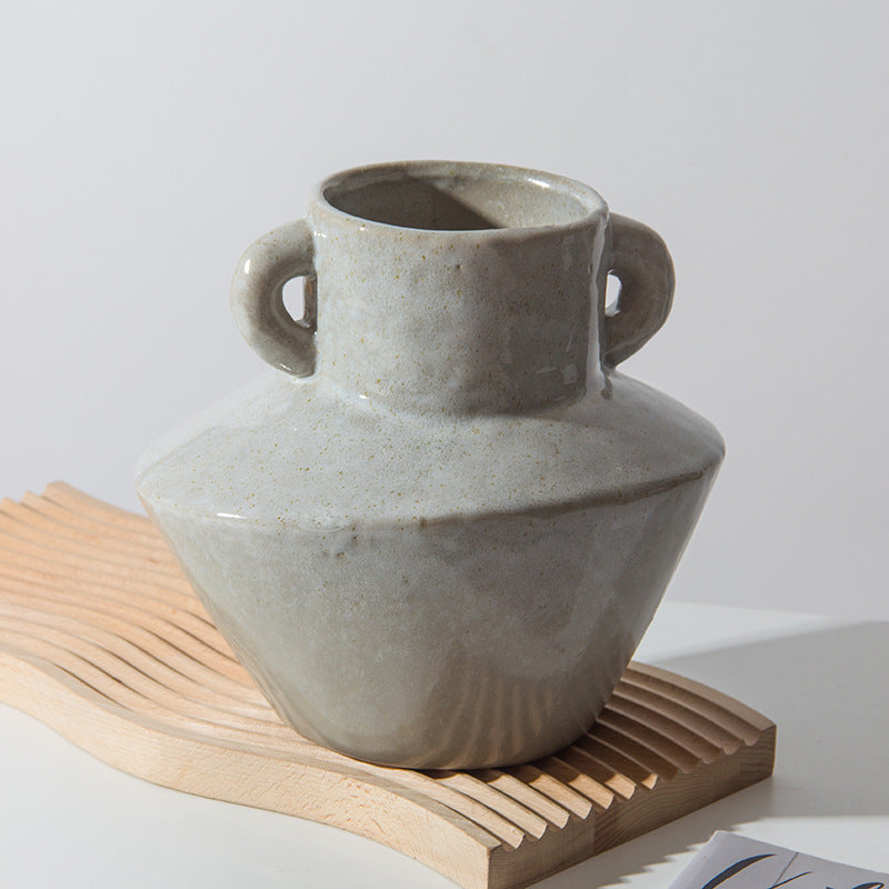 Modern Geometric Ceramic Vase