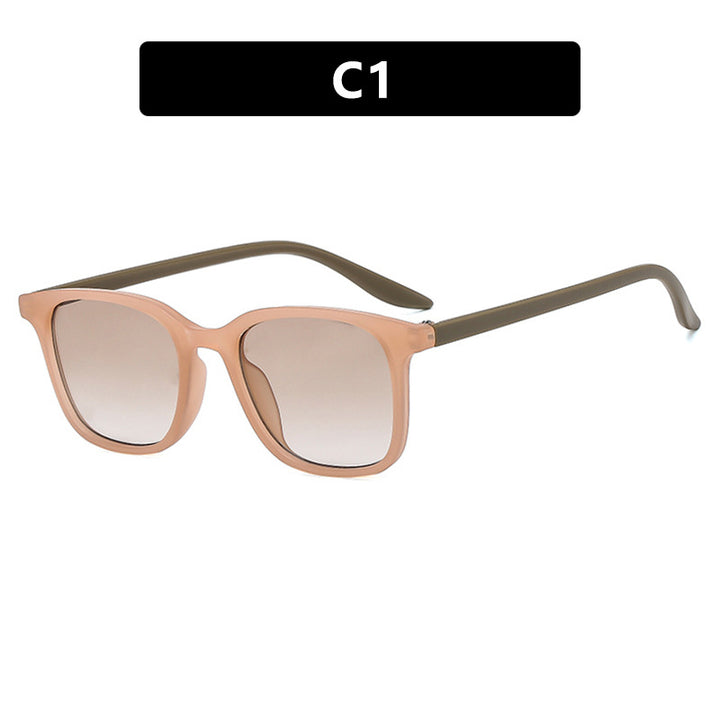 Women's trendy square sunglasses with polarized lenses Bowlift