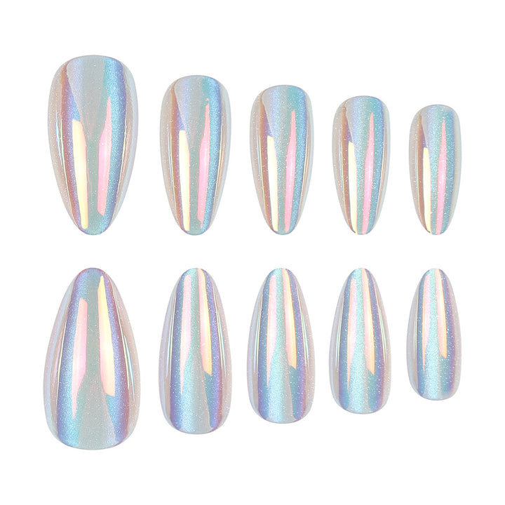Iridescent Stiletto Nail Art Set Bowlift