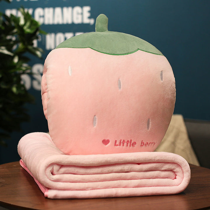 Plush carrot cushion and blanket set Bowlift