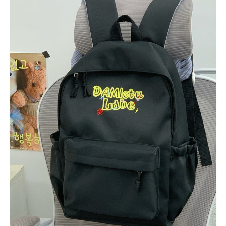 Creative Embroidered Backpack Bowlift