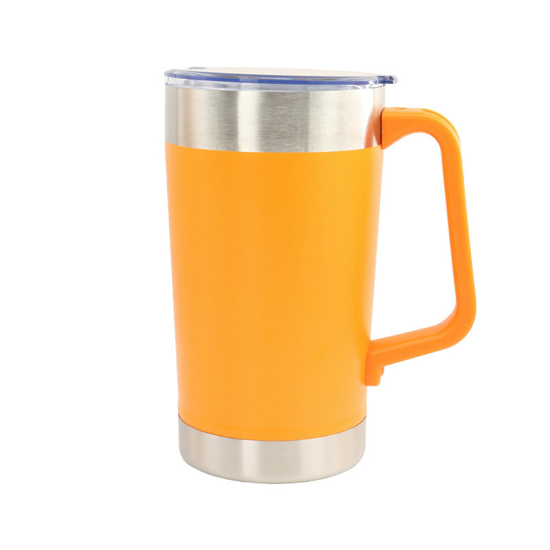 Women's insulated coffee cup with ergonomic handle Bowlift