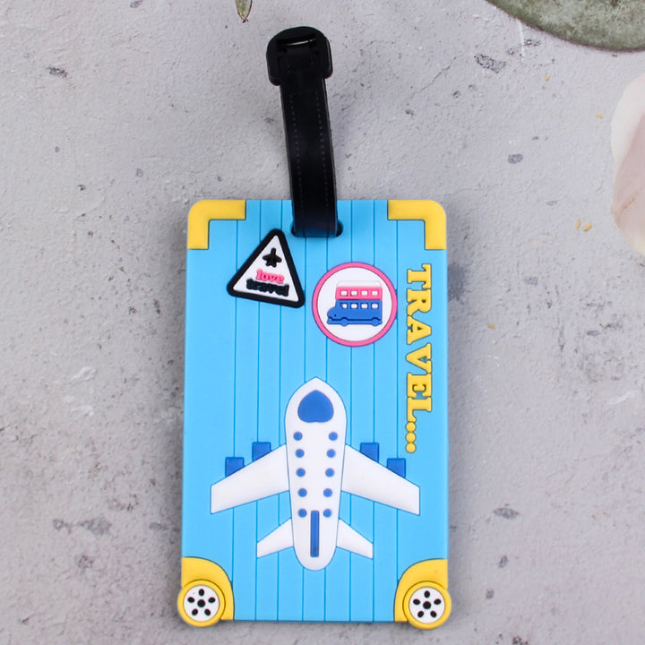 Fun Airplane-Themed Luggage Tag Bowlift