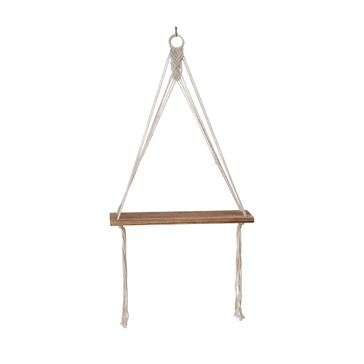Macramé Plant Hanger Shelf