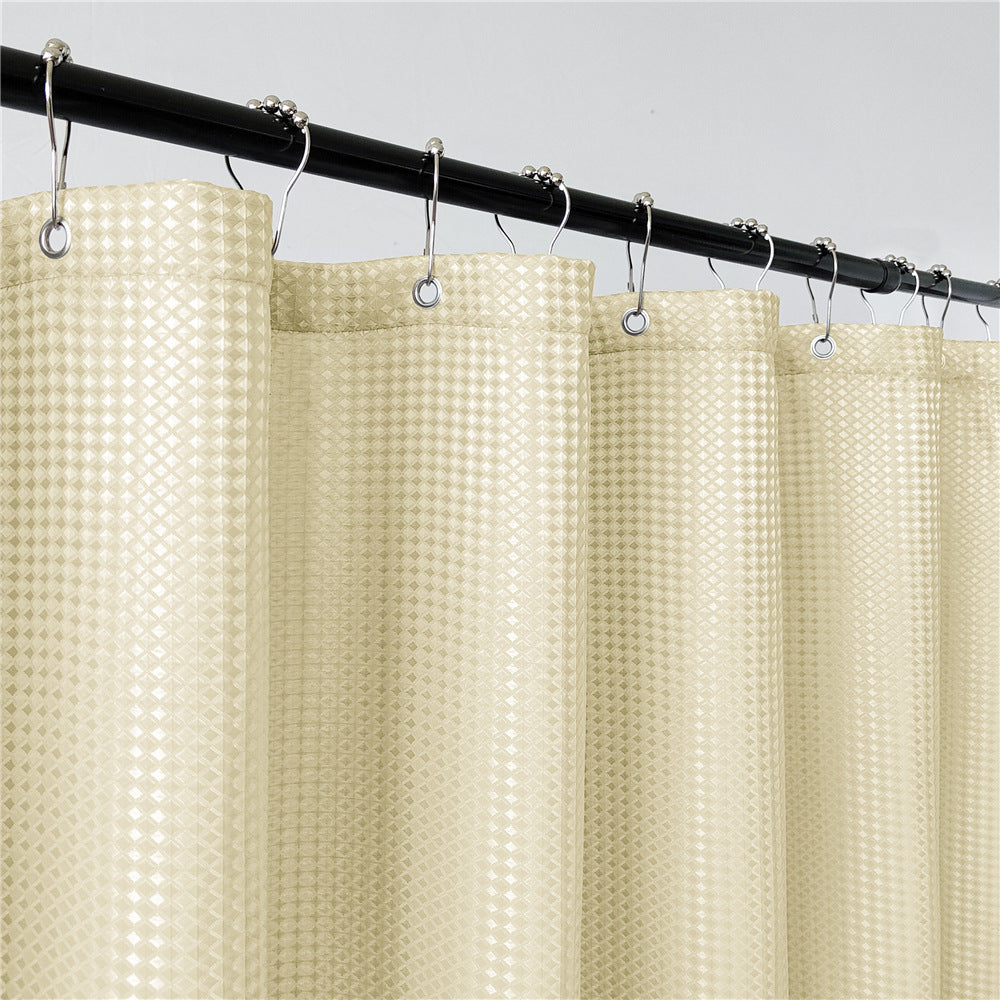 Thermal Insulated Shower Curtain Bowlift