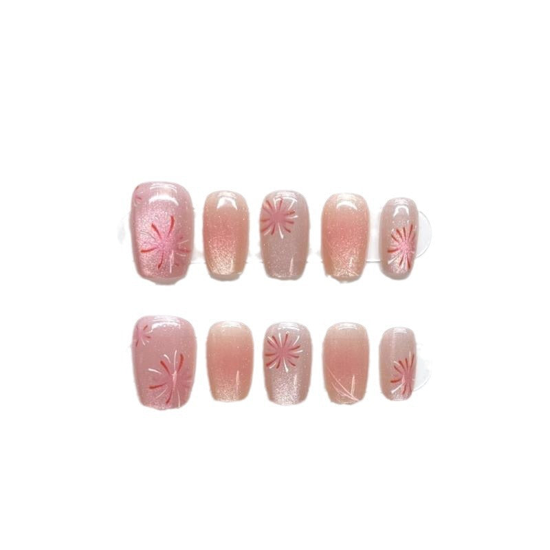 Premium Glitter Press-On Nail Set Bowlift