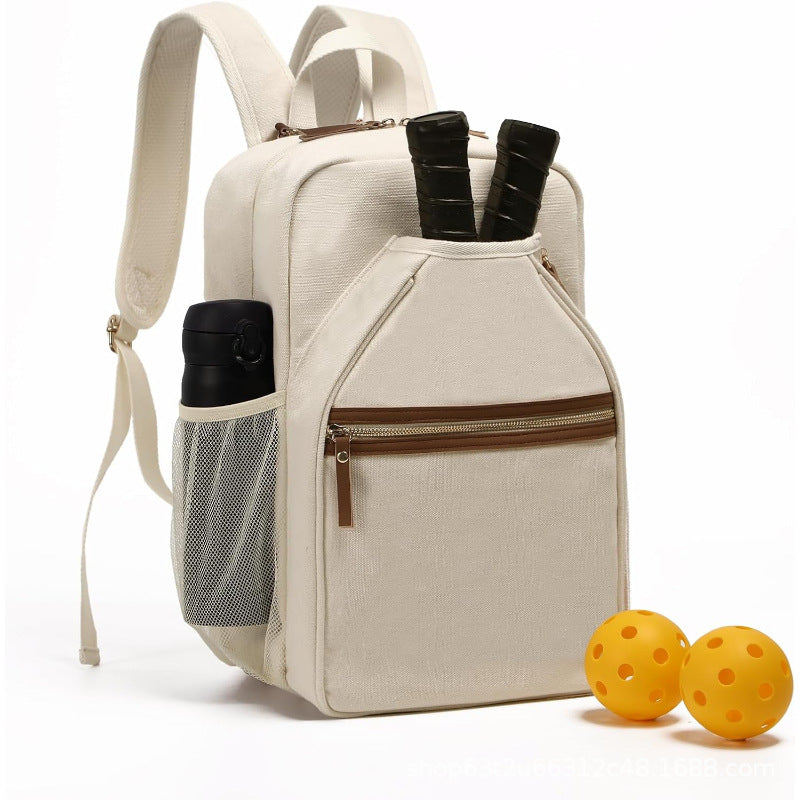 Sport backpack with separate compartment for rackets and insulated cup holder Bowlift