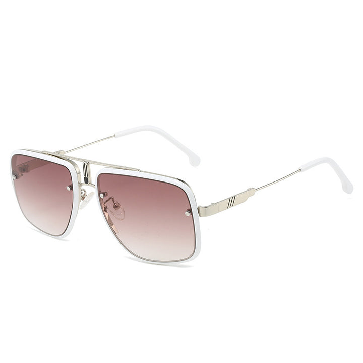Women's fashionable oversized sunglasses with gold accents Bowlift