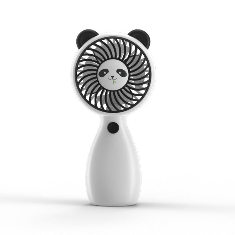 Cute Panda-Themed Handheld Cooling Fan Bowlift