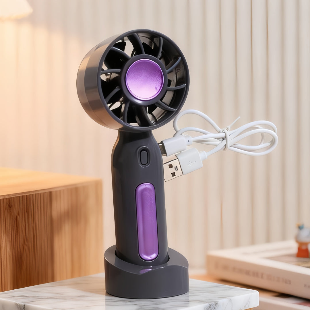 Portable Handheld Fan with USB Charging Function Bowlift