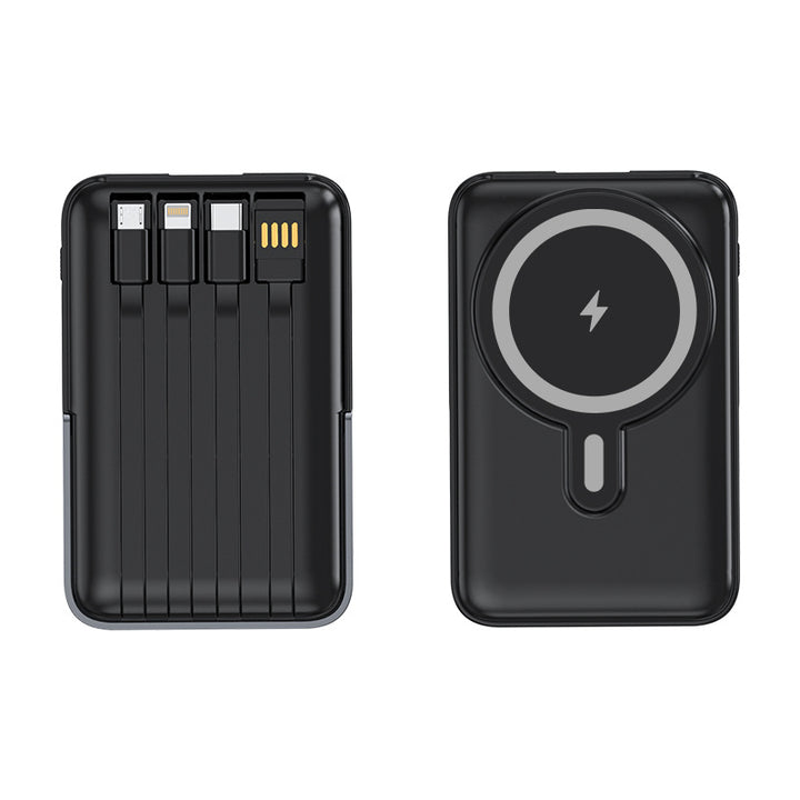 Portable power bank with Magsafe technology by Bowlift