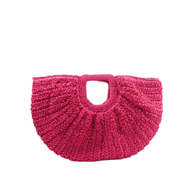 Handcrafted Macrame Bag with Structured Design Bowlift