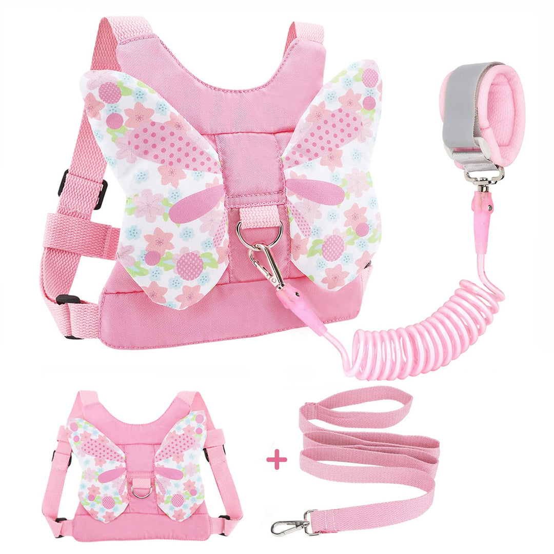 Butterfly-Themed Toddler Harness Backpack Bowlift