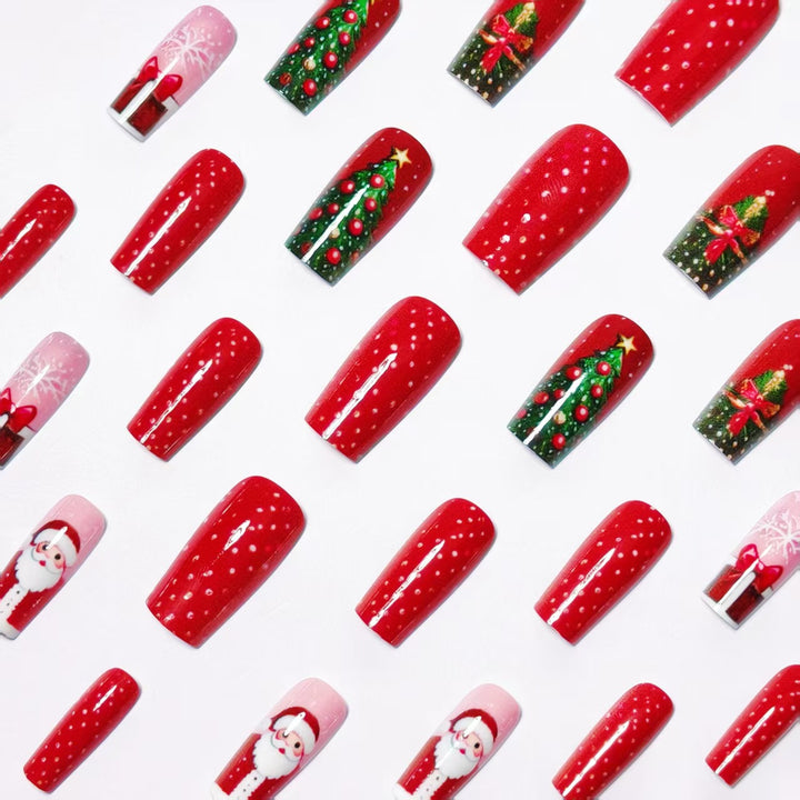 Festive Holiday-Themed Nail Art Bowlift 1788155602