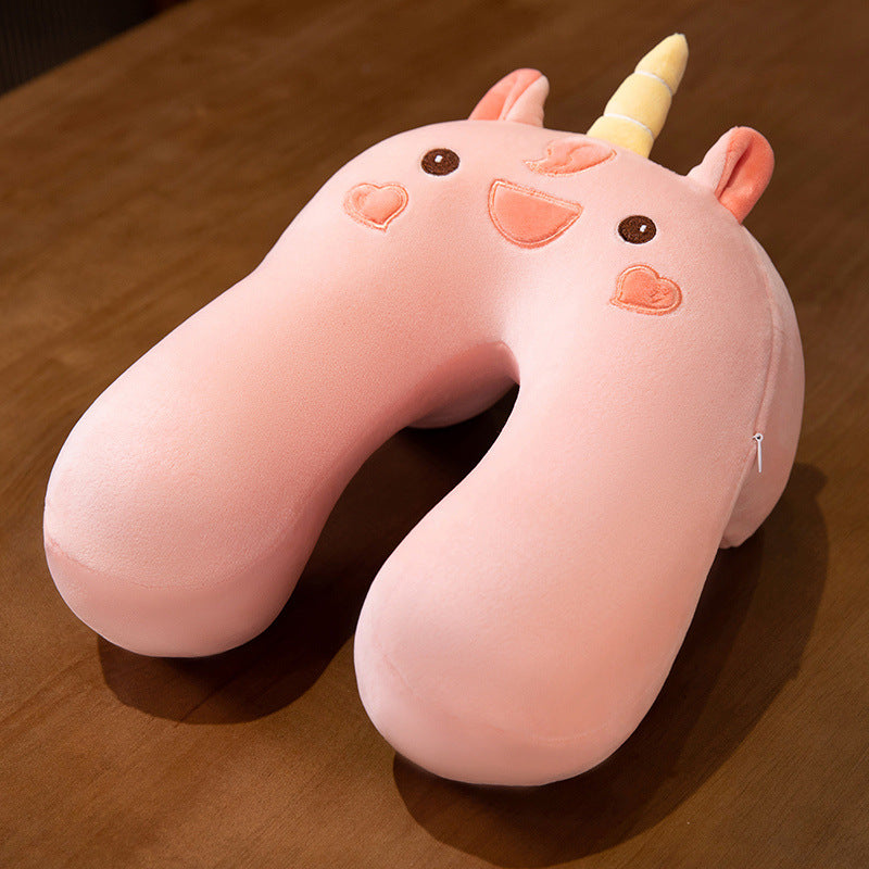 Neck support pillow with playful animal design Bowlift