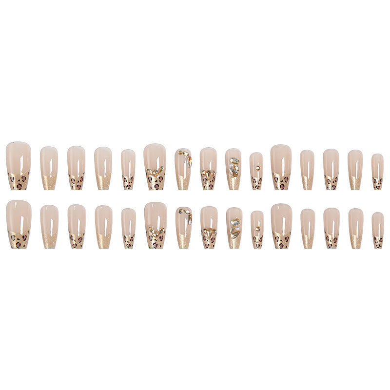 Acrylic nail set with glamorous 3D decorations Bowlift
