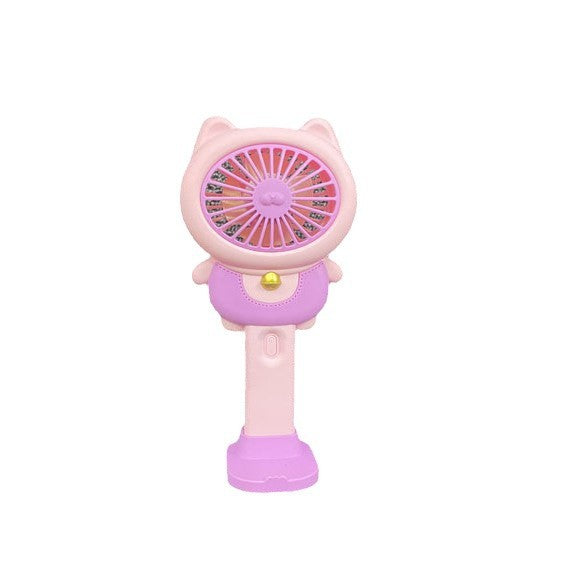 Unisex Portable Mini Hand Fan in Cute Cat Design Bowlift