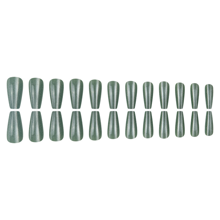 Sparkling Long Press-On Nails Bowlift