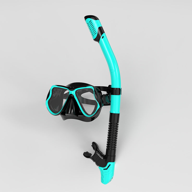 Snorkel mask with ergonomic fit and innovative breathing technology Bowlift