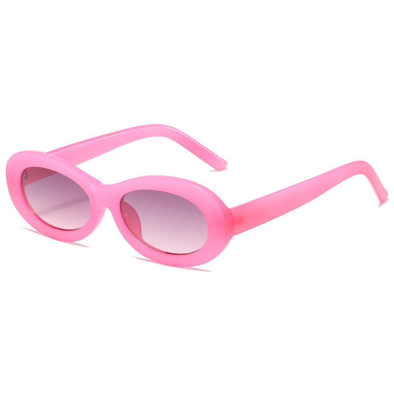 Women’s fashionable oval sunglasses with UV protection and innovative design Bowlift